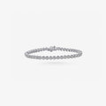 Peter Marco 14k white gold round cut diamond tennis bracelet