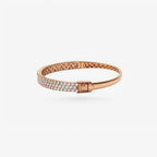 18k-rose-gold-round-cut-diamond-bangle, side view