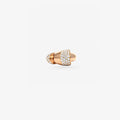 Peter Marco 18k rose gold round cut diamond dome ring