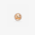 Peter Marco 18k rose gold round cut diamond orbit ring