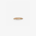 Peter Marco 18k rose gold round cut diamond ring 