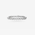 Peter Marco 18k white gold bezel set round cut diamond bracelet