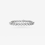 Peter Marco 18k white gold bezel set round cut diamond bracelet