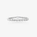 Peter Marco 18k white gold emerald cut and round cut diamond bracelet