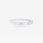 Peter Marco 18k white gold emerald cut diamond bracelet