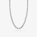 Peter Marco 18k white gold round cut diamond necklace