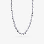Peter Marco 18k white gold round cut diamond necklace