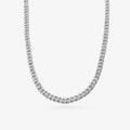 Peter Marco 18k white gold round cut diamond necklace