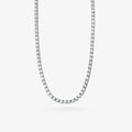 Peter Marco 18k white gold round cut diamond necklace