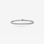 Peter Marco 18k white gold round cut diamond tennis bracelet