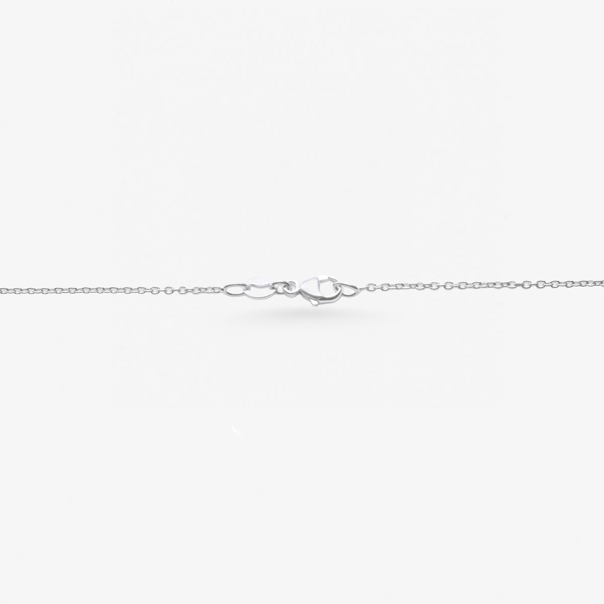 Peter Marco 18k white gold round cut diamonds and yellow diamond pendant, detail view