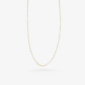 Peter Marco 18k yellow and white gold oval cut diamond necklace