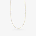 Peter Marco 18k yellow gold round cut crystal necklace