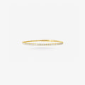 Peter Marco 18k yellow gold round cut diamond bangle