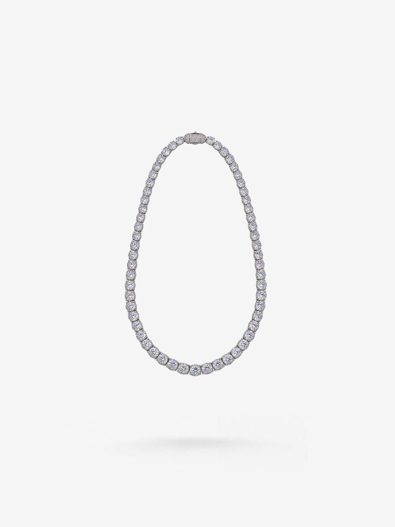 Peter Marco custom 2-carat diamond tennis necklace
