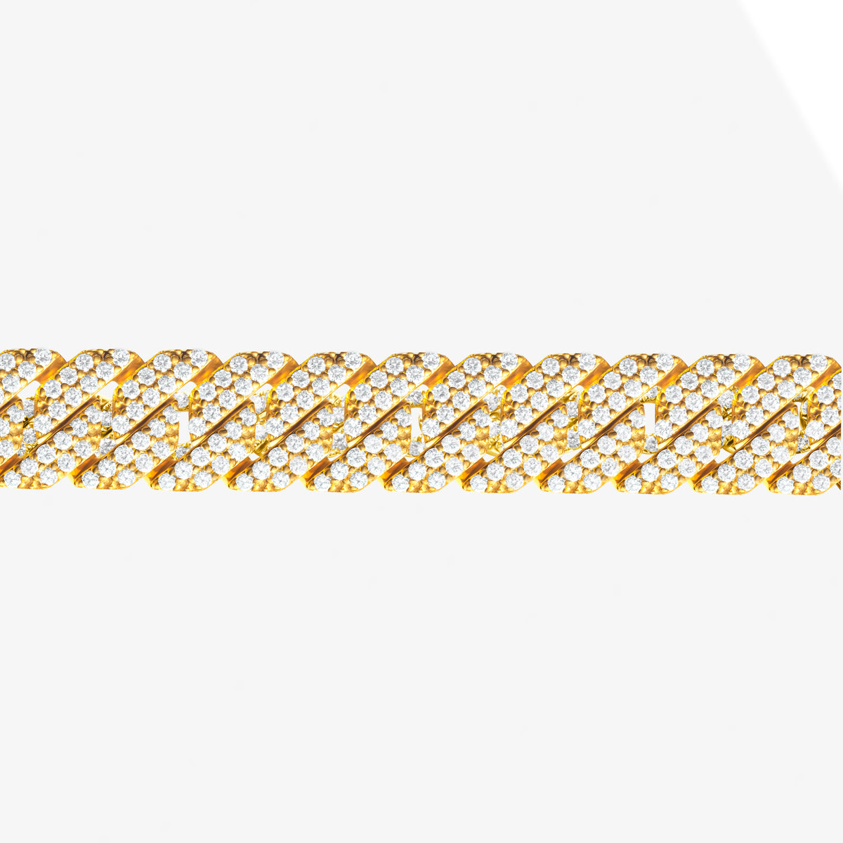 Diamond Pavé Braided Link Bracelet