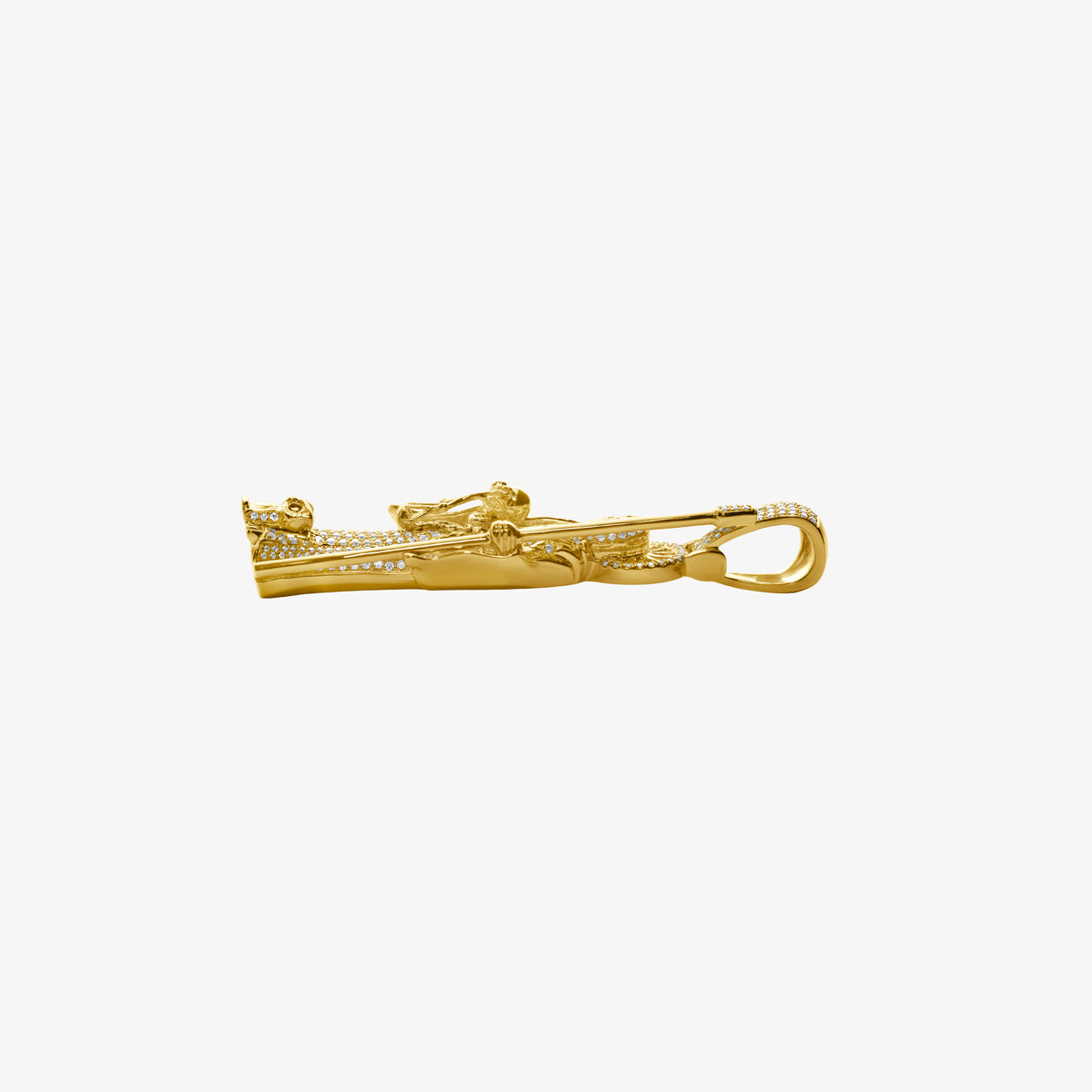 Diamond Grim Reaper Pendant
