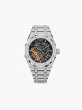 Peter Marco Audemars Piguet Royal Oak diamond-set white gold watch with openworked dial