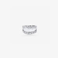 Peter Marco baguette and round cut diamond band ring
