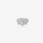 Peter Marco baguette and round cut diamond ring
