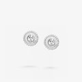Peter Marco baguette and round cut white diamond earring jackets