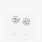 Peter Marco baguette and round cut white diamond earring jackets
