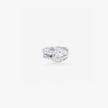 Peter Marco baguette cut diamond crossover ring
