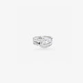 Peter Marco baguette cut diamond crossover ring