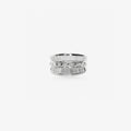 Peter Marco baguette cut diamond wide band ring