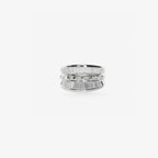 Peter Marco baguette cut diamond wide band ring