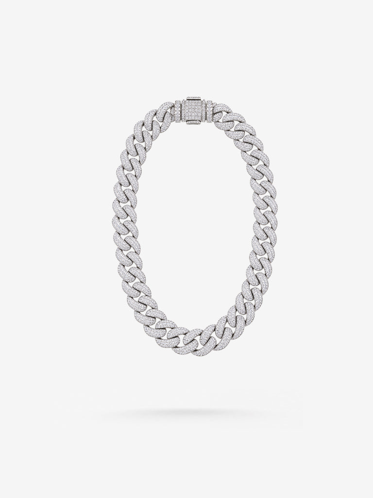 Peter Marco custom diamond Cuban link chain created for Supercar Blondie