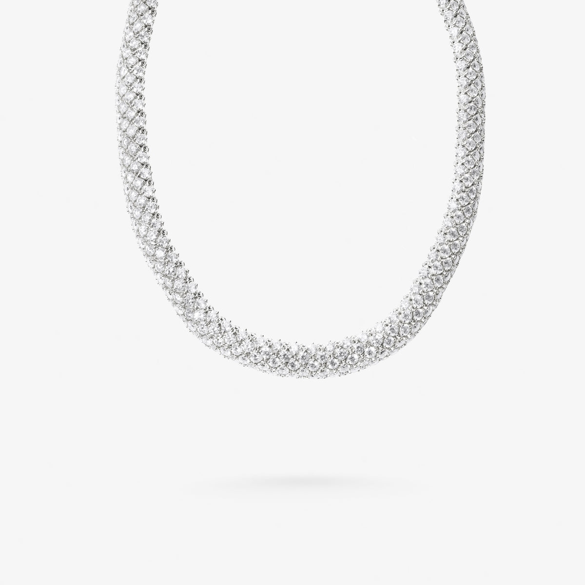 Peter Marco diamond choker necklace in white gold