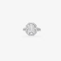 Peter Marco diamond halo ring in white gold