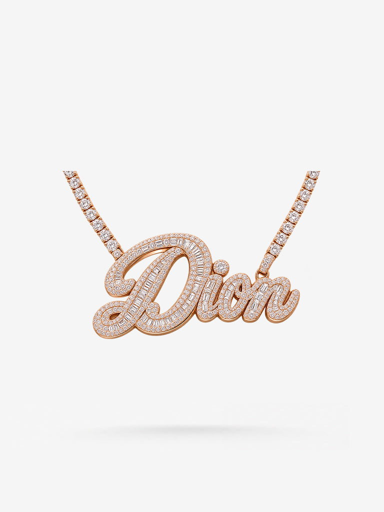 Peter Marco custom Dion diamond pendant