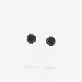 Peter Marco eight-prong round cut black diamond stud earrings