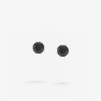 Peter Marco eight-prong round cut black diamond stud earrings