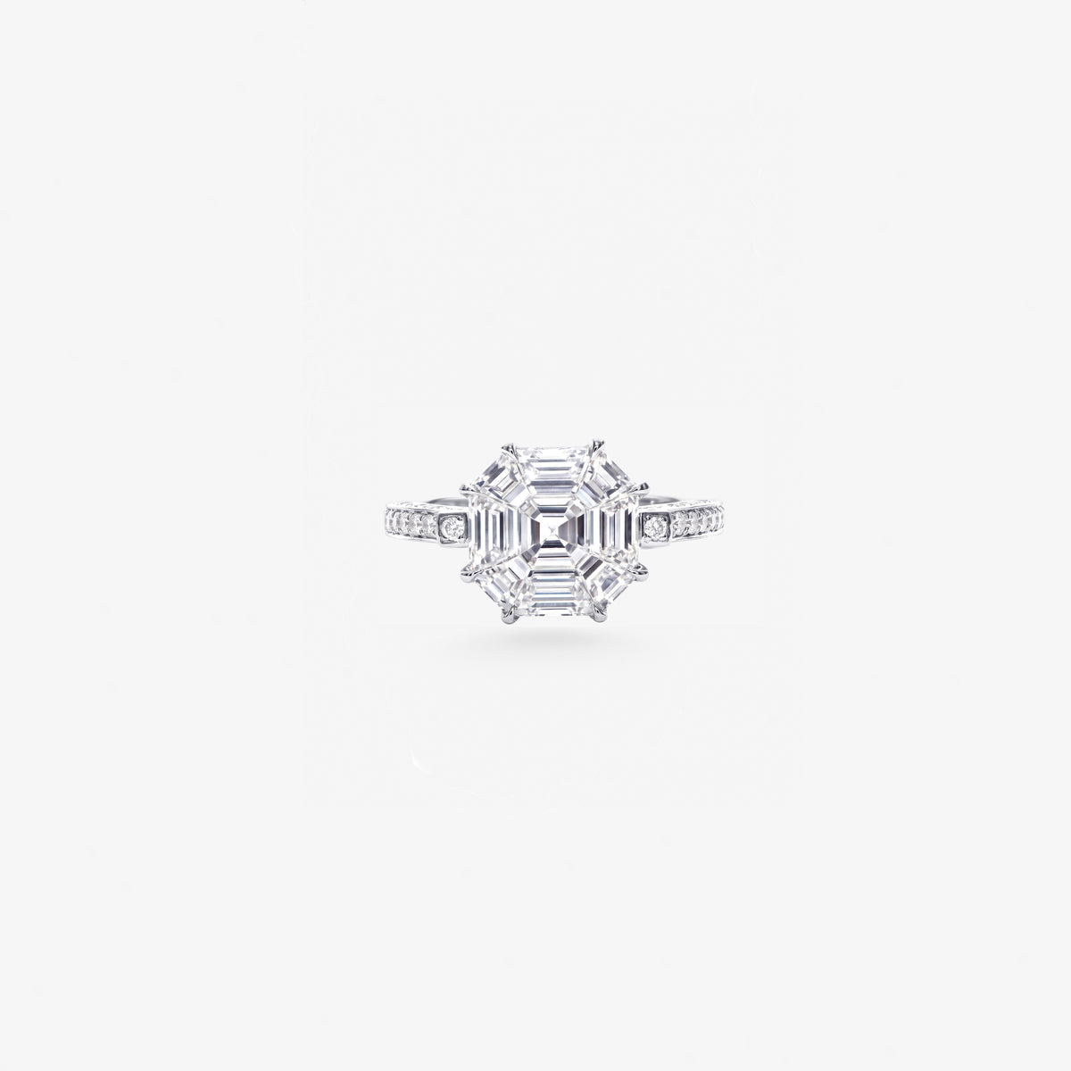 Peter Marco multi-stone cut and round cut diamond ring