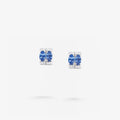 Peter Marco oval blue sapphire and diamond stud earrings