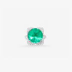 Peter Marco emerald and white diamond ring