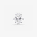 Peter Marco oval cut white diamond ring