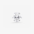 Peter Marco oval cut white diamond ring