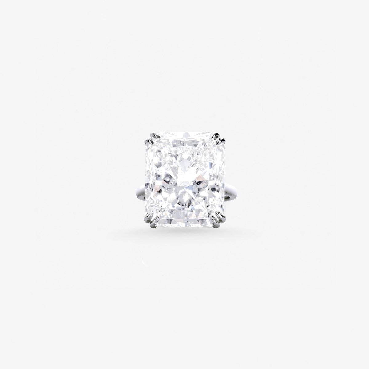 Peter Marco radiant cut white diamond ring