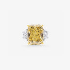 Peter Marco yellow diamond and white diamond ring