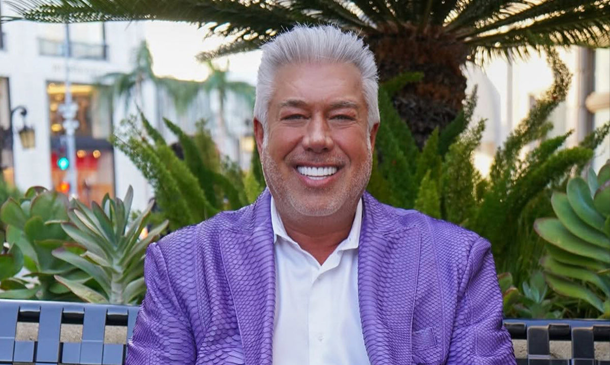 Picture of Peter Marco on Rodeo Drive outside his store
