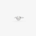 Peter Marco Platinum Diamond Halo Ring