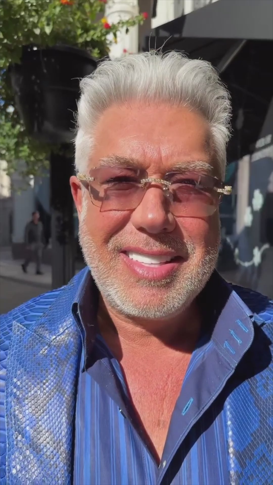 Peter Marco video showcasing custom diamond work on a pair of sunglasses