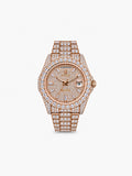 Peter Marco Rolex Day-Date diamond-set rose gold watch with diamond dial