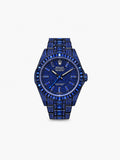 Peter Marco Rolex Milgauss diamond-set blue sapphire watch with blue dial