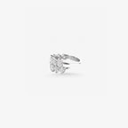 Peter Marco round cut diamond ring, side view