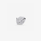 Peter Marco round cut diamond crossover ring